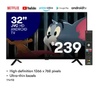 BIG W 32" JVC HD Android TV - 114118 offer