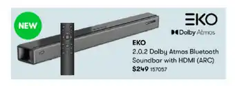 BIG W EKO - 2.0.2 Dolby Atmos Bluetooth Soundbar with HDMI offer