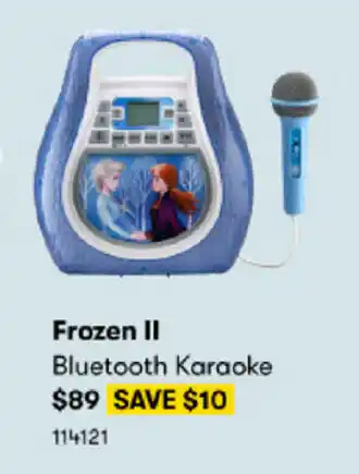 BIG W Frozen II Bluetooth Karaoke offer