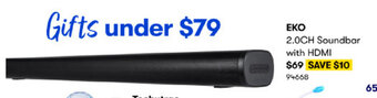 BIG W EKO 2.0CH Soundbar with HDMI offer