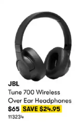 BIG W JBL Tune 700 Wireless Over Ear Headphones offer