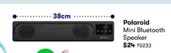 BIG W Polaroid Mini Bluetooth Speaker offer