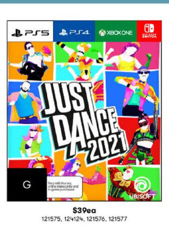 BIG W Just Dance 2021 offer