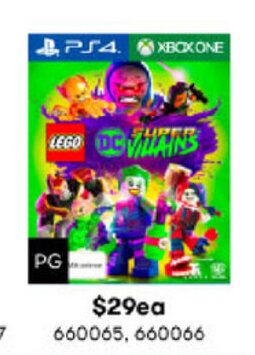 BIG W LEGO DC Super VILLAINS offer