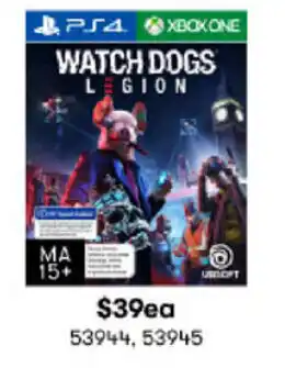 BIG W Watchdogs Legion offer
