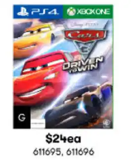 BIG W Cars Driven to Win offer