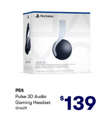 BIG W PS5 Pulse 3D Audio Gaming Headset offer