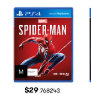 BIG W PS4 Spider-Man offer