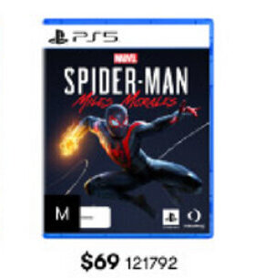 BIG W PS5 Spider-Man Miles Morales offer