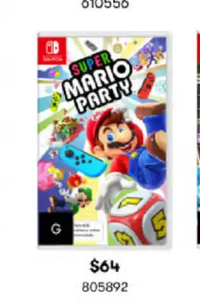 BIG W Super Mario Party offer