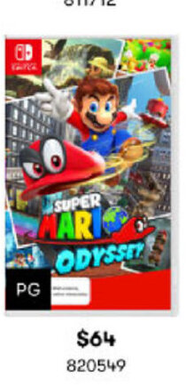 BIG W Super Mario Odyssey offer