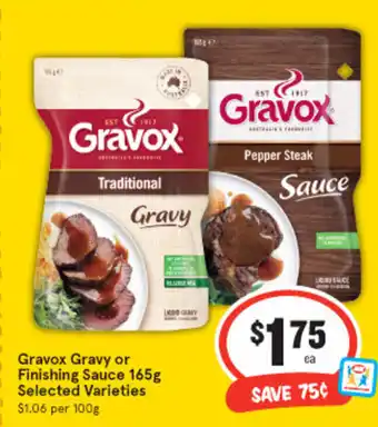 IGA Gravox Gravy Finishing Sauce 165g offer