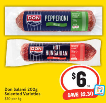 IGA Don Salami 200g offer