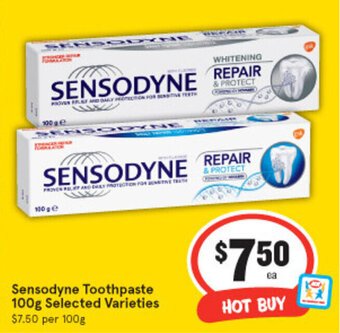 IGA Sensodyne Toothpaste 100g offer