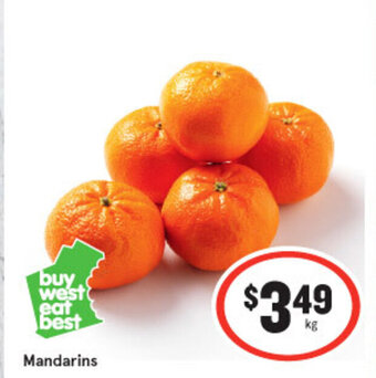IGA Mandarins offer