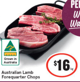IGA Australian Lamb Forequarter Chops offer
