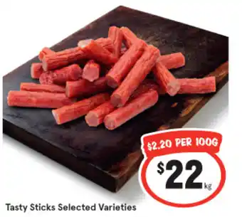 IGA Tasty Sticks offer