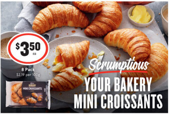 IGA Your Bakery Croissants offer