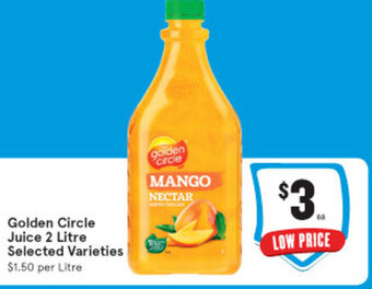 IGA Golden Circle Juice 2 Litre offer