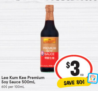 IGA Lee Kum Kee Premium Soy Sauce 500ml offer