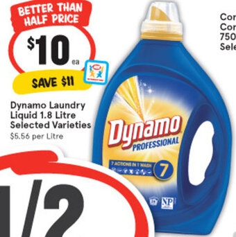 IGA Dynamo Laundry Liquid 1.8 Litre offer