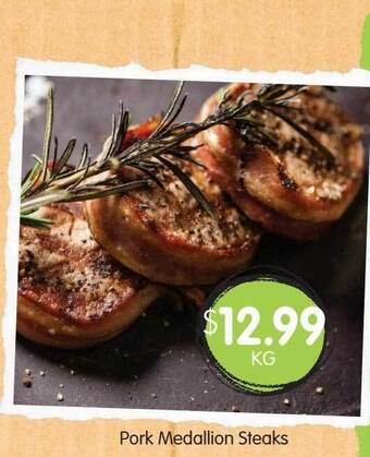 Spudshed Pork Medallion Steaks offer