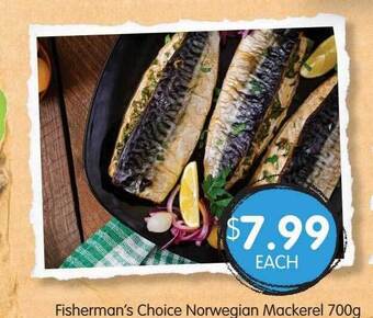 Fisherman's Choice Norwegian Mackerel 700g