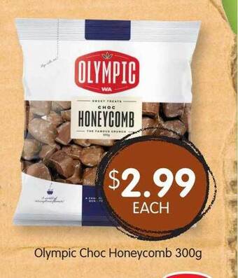 Olympic Choc Honeycomb 300g