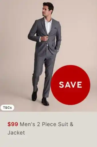 Men's 2 Piece Suit & Jacket