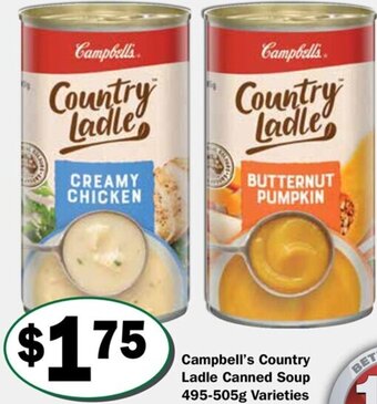 Campbell's Country Ladle Canned Soup 495-505g