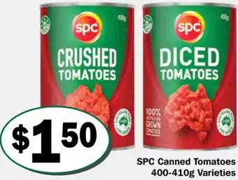 SPC Canned Tomatoes 400-410g