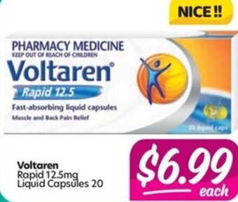 Your Discount Chemist Voltaren Rapid 12.5mg Liquid Capsules 20 offer