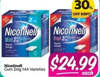 Nicotinell Gum 2mg 144 Varieties