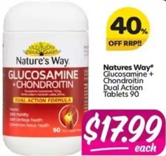 Your Discount Chemist Glucosamine + Chondroitin Dual Action Tablets 90 offer