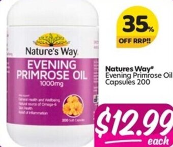 Your Discount Chemist Evening Primrose Oil 200 Capsules offer