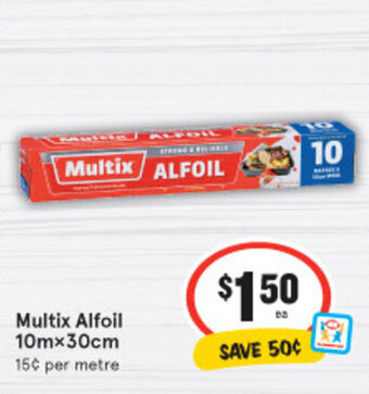 IGA Multix Alfoil 10mx30cm offer