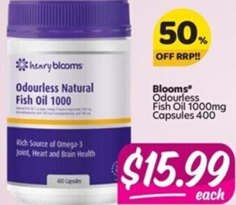 Your Discount Chemist Odourless Fish Oil 1000mg Capsules 400 offer