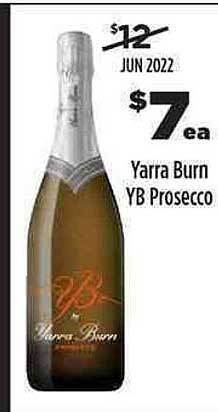Liquorland Yarra Burn YB Prosecco offer