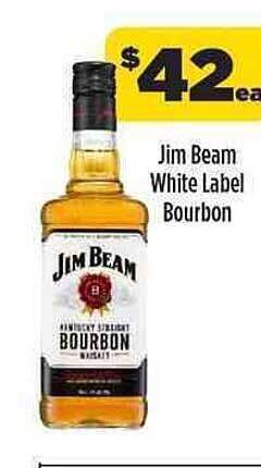 Liquorland Jim Beam White Label Bourbon offer