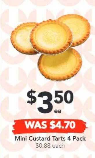 Drakes Mini Custard Tarts 4 Pack offer