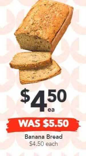 Drakes Banana Bread offer