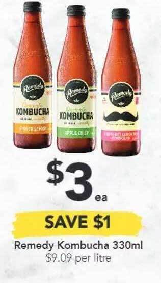 Drakes Remedy Kombucha offer