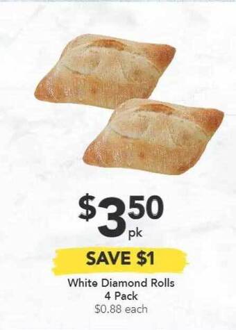 Drakes White Diamond Rolls offer