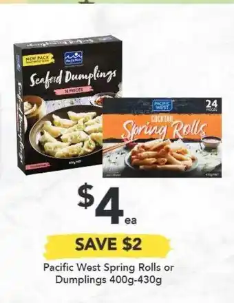 Drakes Pacific West Spring Rolls Or Dumplings offer