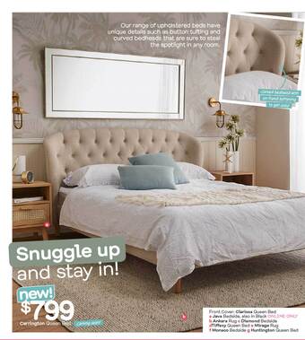 Fantastic Furniture Carrington Queen Bed offer