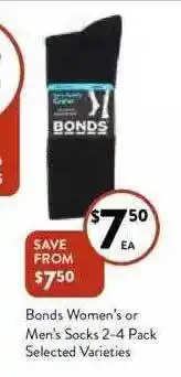 Bonds Women's Or Men's Socks