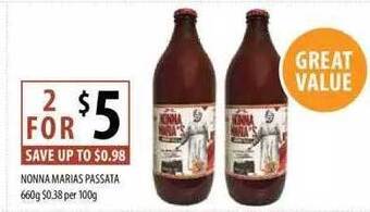 Supabarn Nonna Marias Passata offer