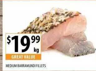 Supabarn Medium Barramundi Fillets offer