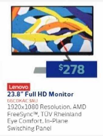 Retravision Lenovo 23.8 offer