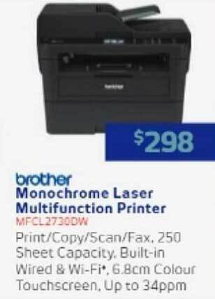 Brother Monochrome Laser Multifunction Printer